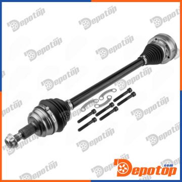 Demi-Arbre de Transmission MTM arrière gauche pour AUDI | NPW-AU-087, 1J0501203B